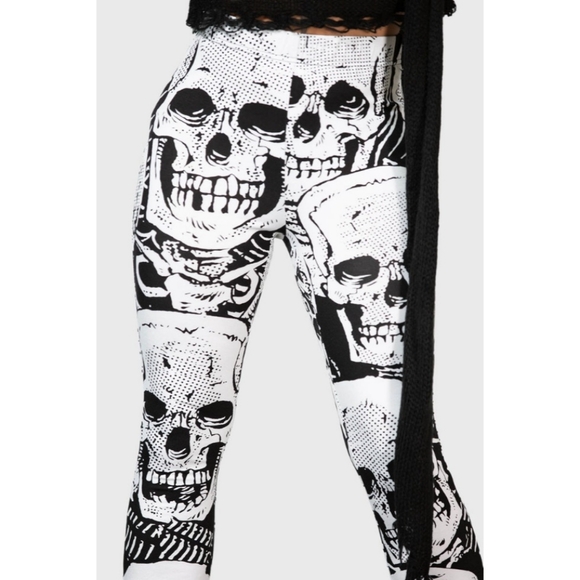 Killstar Plentiful Reap Bootcut Trousers - Picture 3 of 4